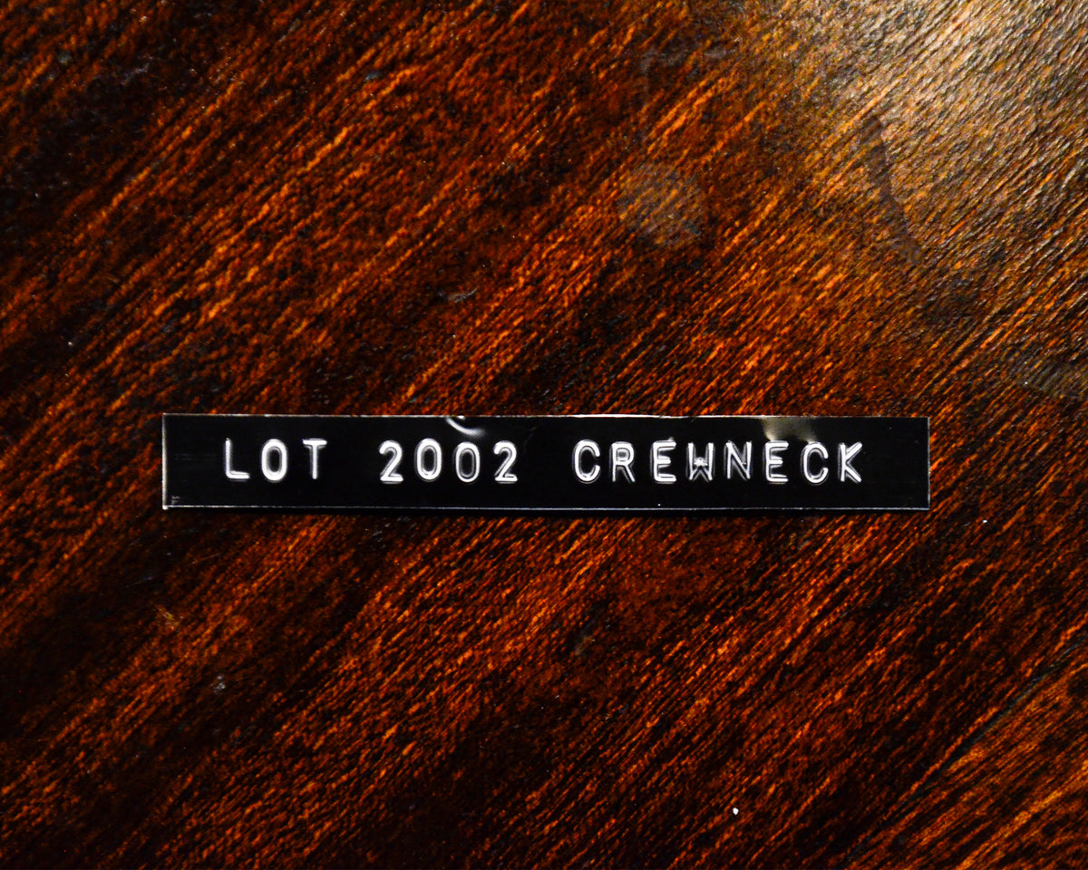 Sismo Lot 2002 Crewneck - Black
