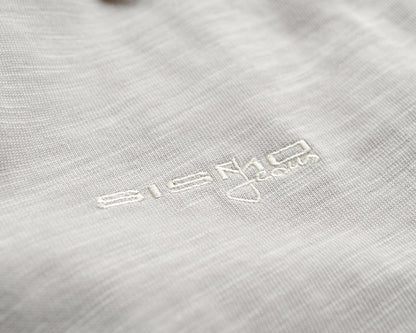 Sismo Lot 2002 "Logo" T-Shirt - Heather Grey
