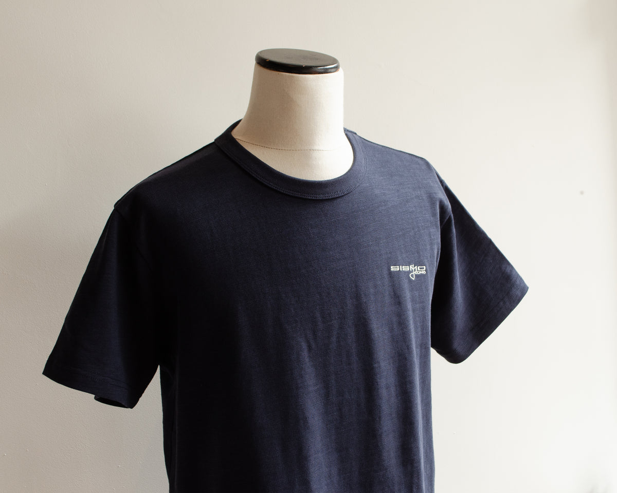 Sismo Lot 2002 "Logo" T-Shirt - Navy