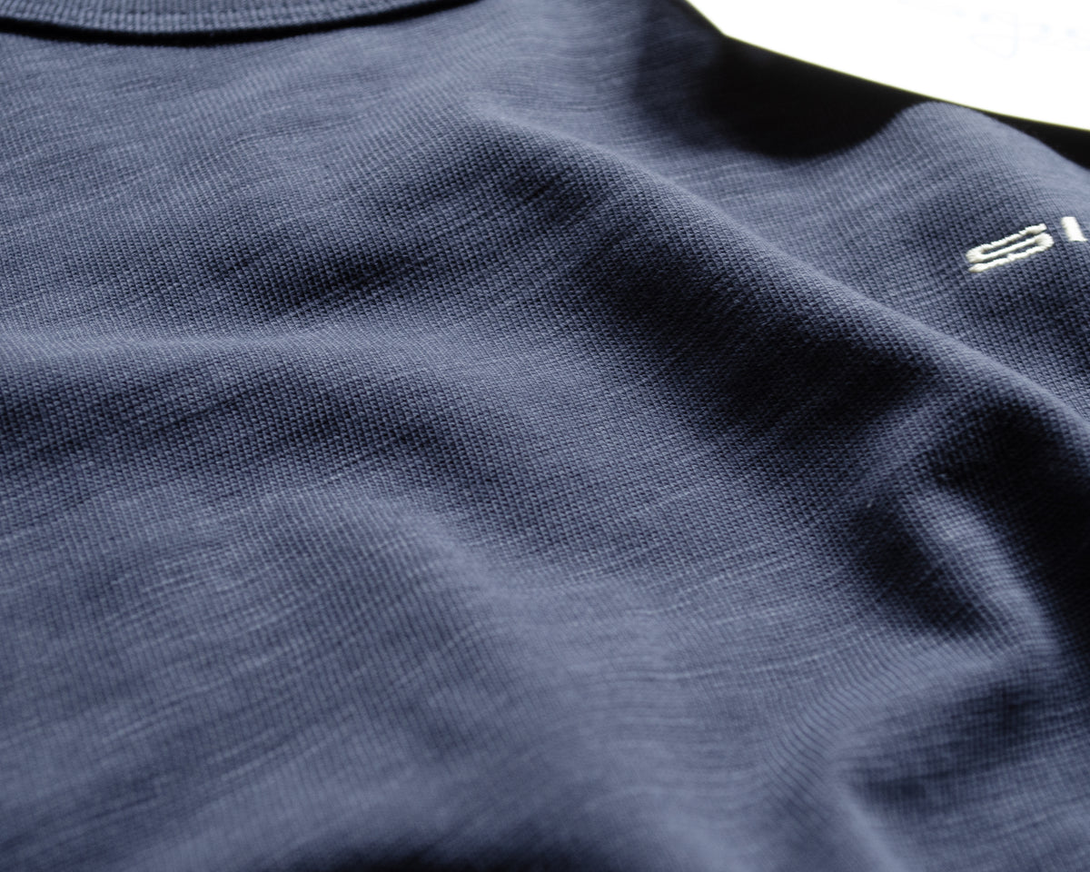 Sismo Lot 2002 "Logo" T-Shirt - Navy