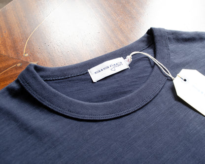 Sismo Lot 2002 "Logo" T-Shirt - Navy