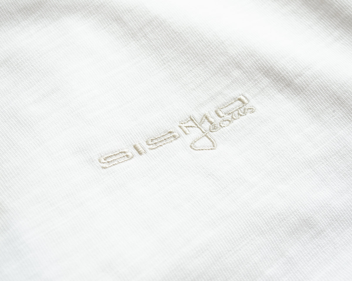 Sismo Lot 2002 "Logo" T-Shirt - White