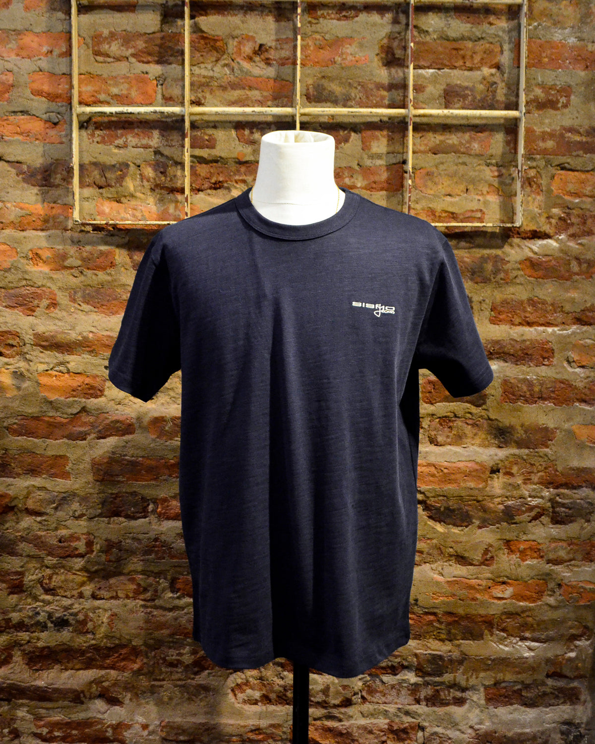 Sismo Lot 2002 "Logo" T-Shirt - Navy